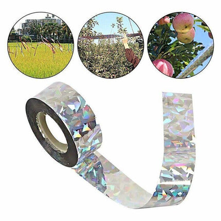 Two-Side Reflective Farm Bird Scare Repellent Tape Visual Flash Anti-Bird Tape - Aimall