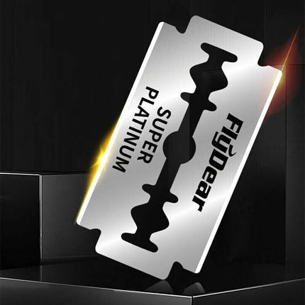 10-200 PCS Super Platinum Ultra Sharp Double Edge Cut Throat Barber Razor Blades - Aimall