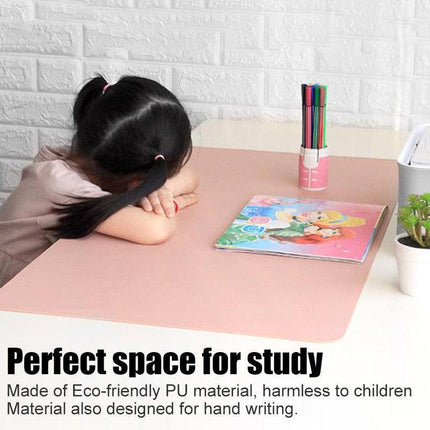 120*60CM Leather Gaming Keyboard Mouse Pad Waterproof Office Desk Mat computer - Aimall