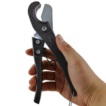 PVC Pipe Cutter Plastic Rubber Hose Conduit Pliers Poly Tube 1/8-1.35" + Pouch - Aimall