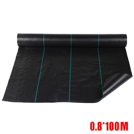 10/20/30/50/100M Weedmat Weed Control Mat Matting Woven Fabric Plant PE AU - Aimall