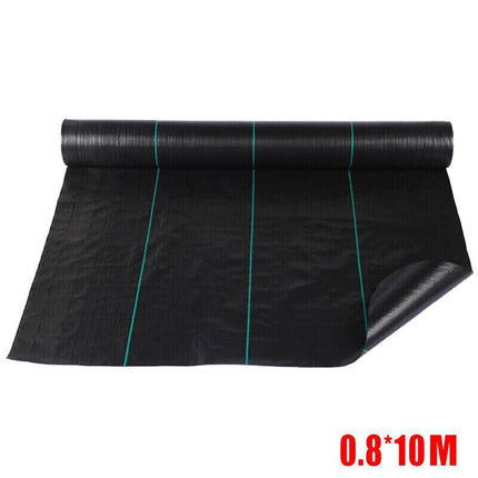 10/20/30/50/100M Weedmat Weed Control Mat Matting Woven Fabric Plant PE AU - Aimall