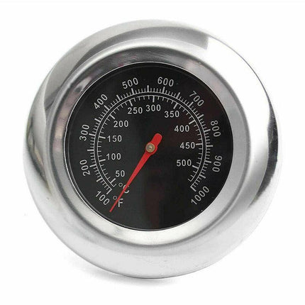 Latest Stainless Steel BBQ Smoker Grill Thermometer Temperature Gauge 50-500℃ AU - Aimall