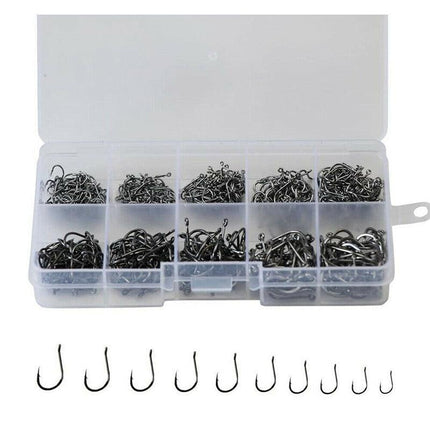 100x Chemically Sharpened Octopus Fishing Hook, Fishing Tackle 3- 12# Small Size - Aimall