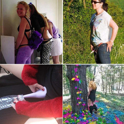 3X Portable Female Woman Ladies She Urinal Urine Wee Funnel Camping Travel Loo - Aimall