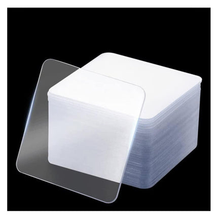 Nano Double-sided Tape Clear Adhesive Traceless Invisible Gel Anti-Slip 6*6cm - Aimall