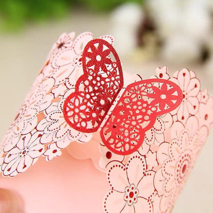 12x Laser Cut Favor Boxes Bigger 6cm Base Wedding Favour Gift Box Party AU STOCK - Aimall