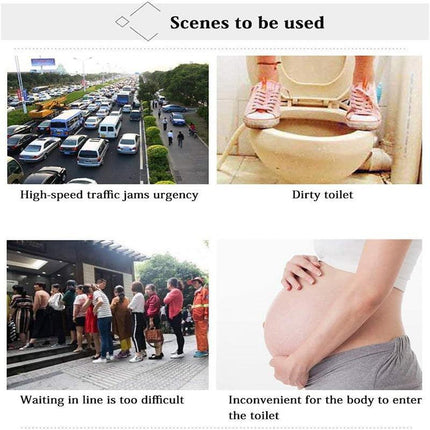 3X Portable Female Woman Ladies She Urinal Urine Wee Funnel Camping Travel Loo - Aimall