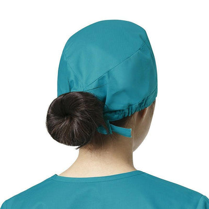 100% Cotton Surgical Scrub Cap Hat Unisex SurgeryTheatre Doctor Nurses Solid AU - Aimall
