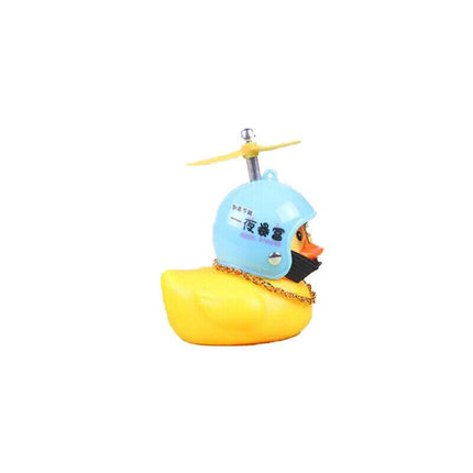 Rubber Duck Toy Car Ornaments Yellow Duck Dashboard Decorations With Helmet Jl Aimall