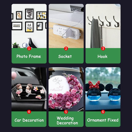 Nano Double-sided Tape Clear Adhesive Traceless Invisible Gel Anti-Slip 6*6cm - Aimall