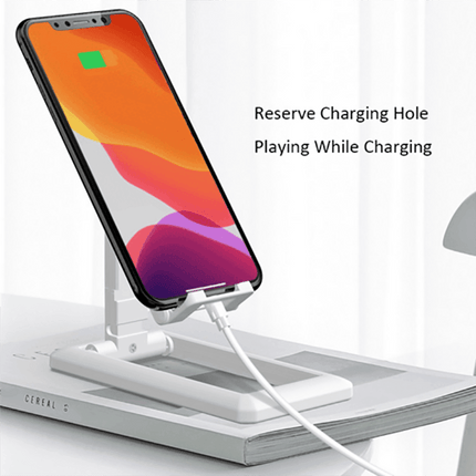 Foldable Adjustable Universal Desk Stand Holder For Mobile Phone Tablet Mount AU - Aimall