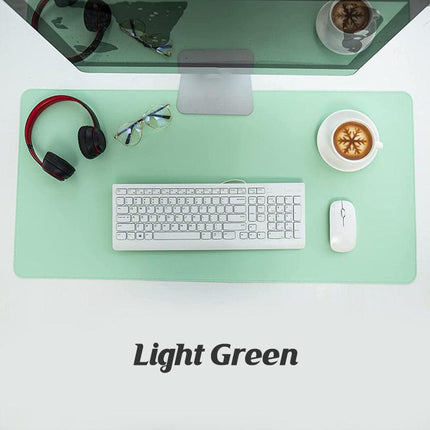 120*60CM Leather Gaming Keyboard Mouse Pad Waterproof Office Desk Mat computer - Aimall