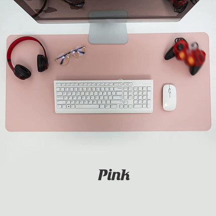 120*60CM Leather Gaming Keyboard Mouse Pad Waterproof Office Desk Mat computer - Aimall