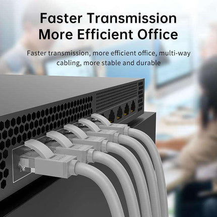 JASOZ Cat5e Ethernet Network Cable LAN Router Internet Patch 1 2 3 5 10 15 20m - Aimall