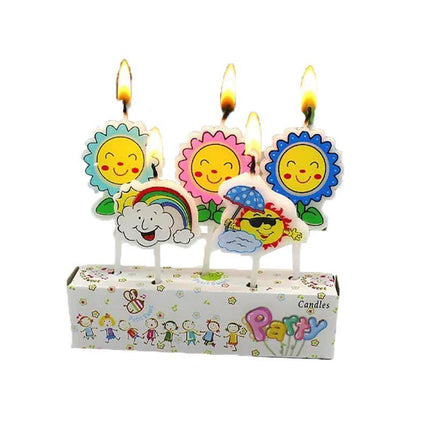 Birthday Cake Candle Party Decorations Cute Characters Kids Featured Cards New Aimall