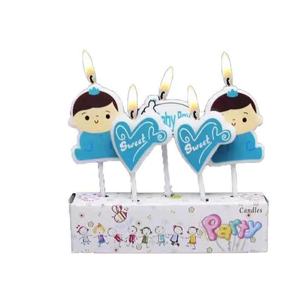 Birthday Cake Candle Party Decorations Cute Characters Kids Featured Cards New Aimall