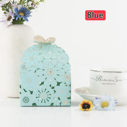 12x Laser Cut Favor Boxes Bigger 6cm Base Wedding Favour Gift Box Party AU STOCK - Aimall