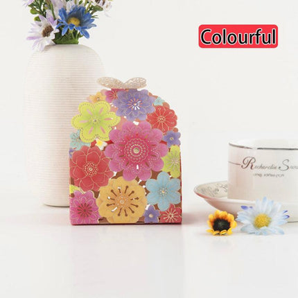 12x Laser Cut Favor Boxes Bigger 6cm Base Wedding Favour Gift Box Party AU STOCK - Aimall