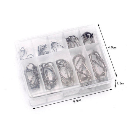 100x Chemically Sharpened Octopus Fishing Hook, Fishing Tackle 3- 12# Small Size - Aimall