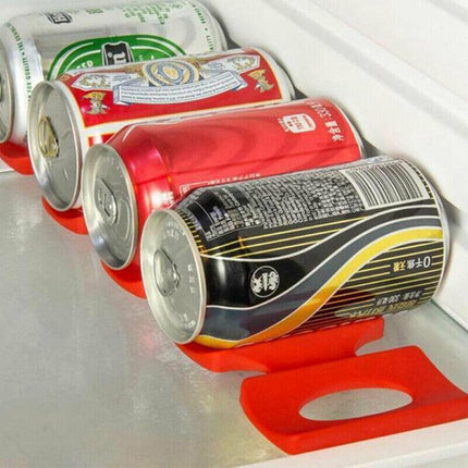 Bottle Rack Wine Fridge Beer Holder Mat Silicone Kitchen Stacking Organizer Can - Aimall