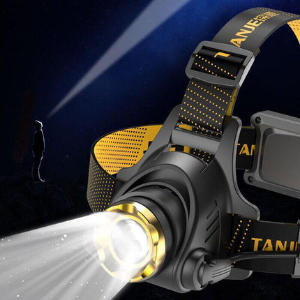 12000000lm LED Headlamp USB Rechargeable Headlight Head Torch Lamp Flashlight - Aimall