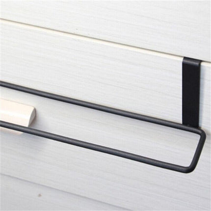 Paper Towel Holder Hanger Rack Under Cabinet Roll Cup Kitchen Shelf Organizer - Aimall