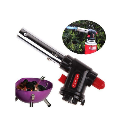 Butane Gas Torch Blow Lighter Flame Gun Burner Torch Welding BBQ Kitchen Baking - Aimall