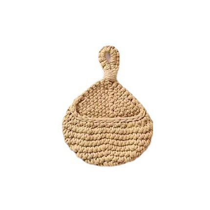 Hanging Wall Organizer Vegetable Fruit Basket Kitchen Storage Pouch Bag DIY 6Size - Aimall