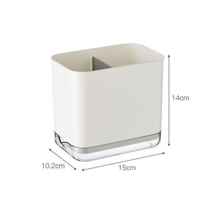 Cutlery Drainer Basket Multifunctional Storage Holder Box Spoon Drain Rack - Aimall