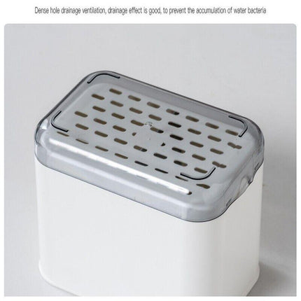 Cutlery Drainer Basket Multifunctional Storage Holder Box Spoon Drain Rack - Aimall