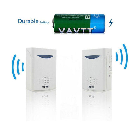 Wireless Door Bell Doorbell Set Digital Remote Control 2 Receivers 38 Chimes AU - Aimall