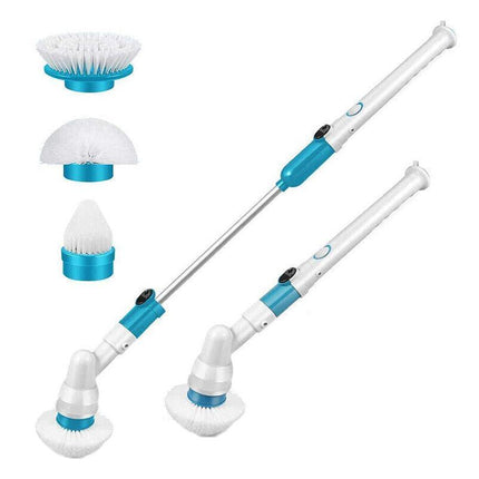 Electric Cordless Chargeable Spin Scrubber Turbo Scrub Cleaning Brush Bathroom - Aimall