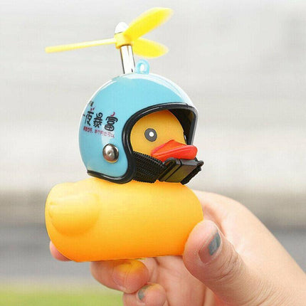 Rubber Duck Toy Car Ornaments Yellow Duck Dashboard Decorations With Helmet Jl Aimall