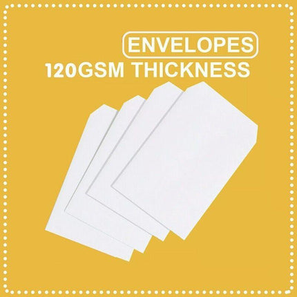 8 Sizes White Envelopes Standard Business Mailer Opaque Pre-printed postcode AU - Aimall