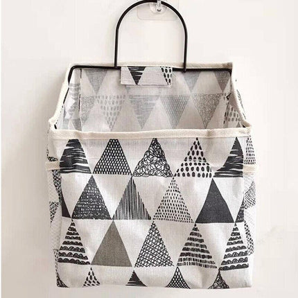 Wall Hanging Storage Bag Home Wardrobe Organiser Pouch Book Holder Phone Pocket - Aimall