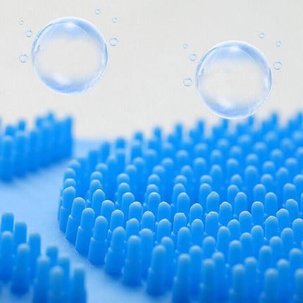 Silicone Back Scrubber Soft Loofa Bath Strap Scrub Belt Body Exfoliating Massage - Aimall