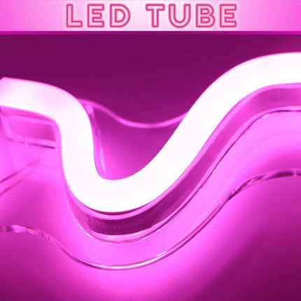 LED Neon Sign Lamp USB/Battery Power Home Wedding Decor Love Rainbow Night Light - Aimall