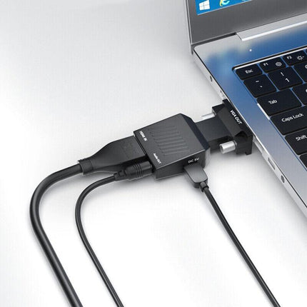 HDMI to VGA Male Video Adapter Female Cable Converter with Audio HD 1080P AU - Aimall