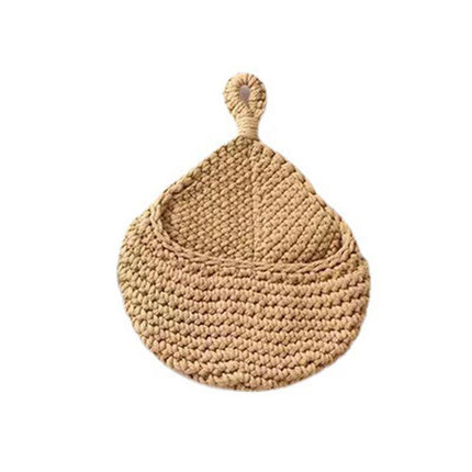 Hanging Wall Organizer Vegetable Fruit Basket Kitchen Storage Pouch Bag DIY 6Size - Aimall