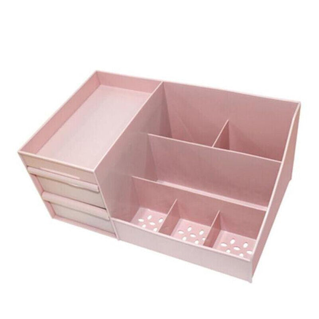 Cosmetic Makeup Organizer with Drawers Bathroom Skincare Storage Box Holder Case - Aimall