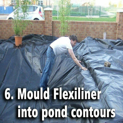 2.5x3M HDPE PVC Fish Pond Liner Gardens Pools Membrane Reinforced Landscaping - Aimall