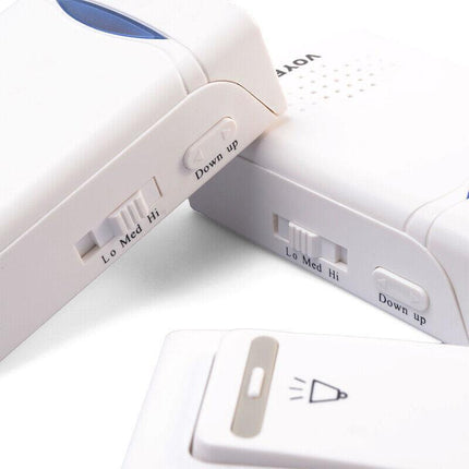 Wireless Door Bell Doorbell Set Digital Remote Control 2 Receivers 38 Chimes AU - Aimall