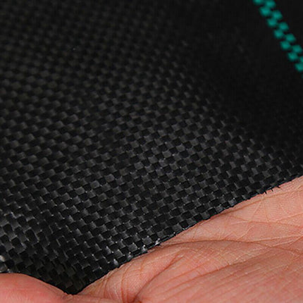 10/20/30/50/100M Weedmat Weed Control Mat Matting Woven Fabric Plant PE AU - Aimall