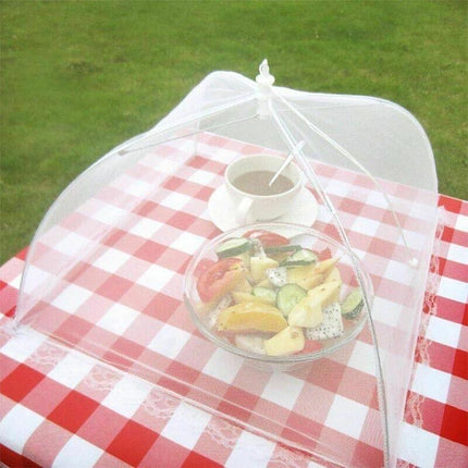 6x BBQ Collapsible Food Cover Pop Up Mesh Fly Wasp Net Party Kitchen Food Cover - Aimall