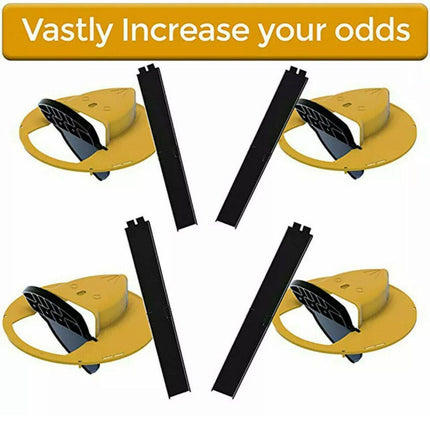 Mouse Trap Flip N Slide Bucket Lid Mouse Rat Trap With Ladder Mousetrap Catcher - Aimall