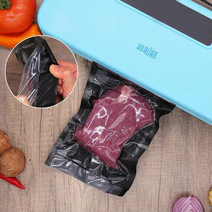 Black Vacuum Food Sealer Seal Bags Rolls Saver Storage Commercial 20/28cm*5m AU - Aimall
