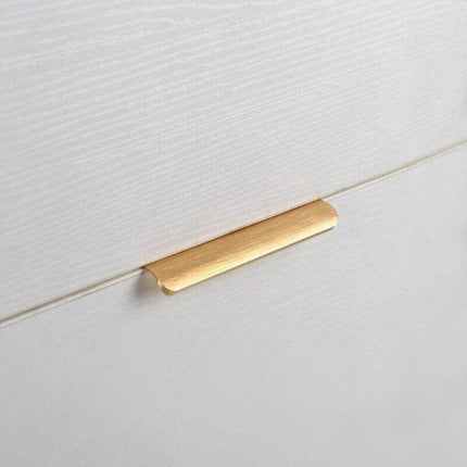 Kitchen Lip Pulls Handles Cupboard Door Cabinet Drawer Rose Brass Gold Furniture - Aimall