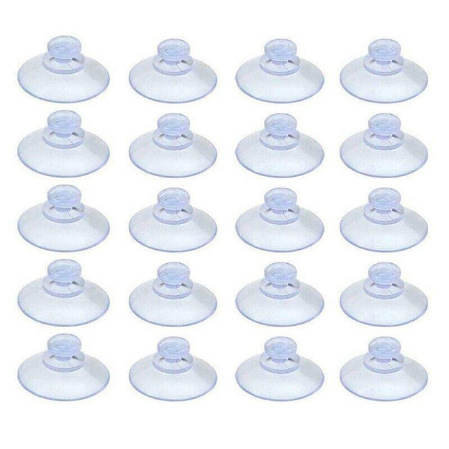 20PCS 20/40mm Suction Cups Caps Suckers Aquarium Fish Tank Glass Hanger Pads - Aimall