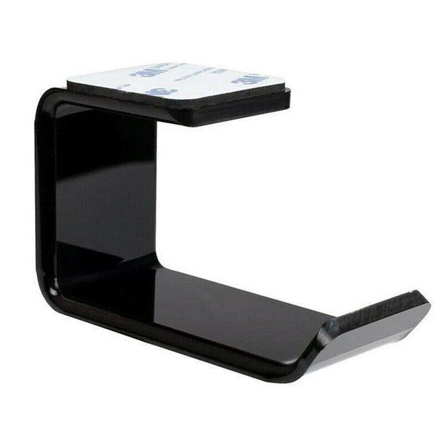 Mount Holder Hook Dual Headset Tape New Clever Headphone Stand Hanger Under Desk - Aimall